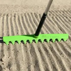 GoSports Trap Teeth Golf Bunker Rake, 2 Pack