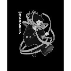 Eraser Head My Hero Academia Anime Cartoon Mens Charcoal Heather Tee