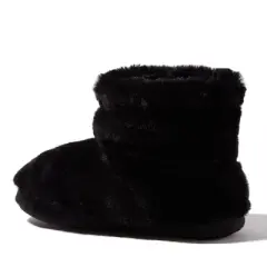 Dearfoams Women's Kimber Furry Bootie Slipper