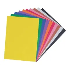 Prang&reg; Construction Paper, 10 Assorted Colors, 9" x 12", 100 Sheets Per Pack, 5 Packs