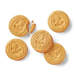 Fall Harvest Pumpkin Spice Cr&egrave;me Sandwich Cookies - 8oz - Favorite Day&trade;