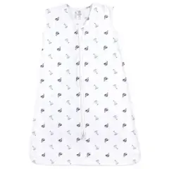 Luvable Friends Baby Boy Sleeveless Jersey Cotton Sleeping Bag, Sack, Blanket, Sailboats Jersey
