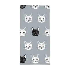 2pk Nine Lives Designer Print Kitchen Towel - MU Kitchen