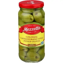 Mezzetta Colossal Castelvetrano Style Pitted Olives - Case of 6 - 8 oz