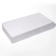 Bacati - Floral Lilac Muslin 100 percent Cotton Universal Baby US Standard Crib or Toddler Bed Fitted Sheet