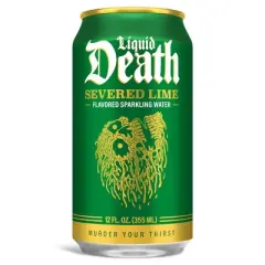 Liquid Death Severed Lime Sparkling Water - 6pk/12 fl oz Cans