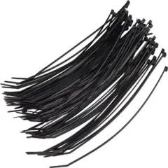 Wheels Manufacturing Zip Tie Black 200mm x 2.5mm 100 Count