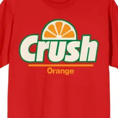 Crush Orange Soda Logo Crew Neck Short Sleeve Red Women's T-shirt
