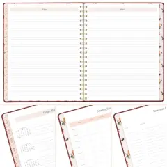 Pen+Pillar for Cambridge 2025 Weekly/Monthly Planner 11"x9.375" Posy: Adult Planner, Non-Toxic, Acid-Free, Tabs