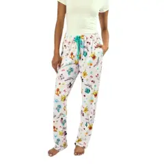 Pok&eacute;mon Character Print Women's Pink Quick Turn Sleep Pajama Pants