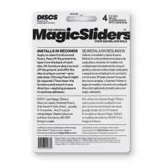 Magic Sliders 4pk 1.5" Round Adhesive