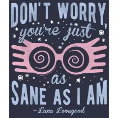 Women's Harry Potter Just As Sane As Luna Lovegood T-Shirt