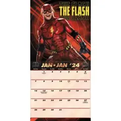 Trends International Inc. 2023-24 Wall Calendar 12"x12" DC Comics The Flash Bilingual English/French