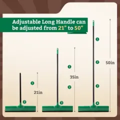 Racxily All-Surface Silicone Broom Squeegee, Pet Hair Remover Smart Broom for Indoor Cleaning Cleans Glass Fine Dust Hair Liquids