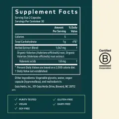 Gaia Herbs Valerian Root - Natural Sleep Support for a Natural Calm to Help Relaxation to Prepare for Sleep - 60 Vegan Liquid Phyto-Capsules