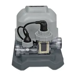 Bestway Flowclear Hydrogenic 6 G/H Digital Self Cleaning Saltwater Chlorinator with Adapters and pH Test Strips for Above Ground Swimming Pool