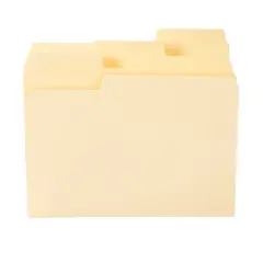 Smead SuperTab File Folder, Oversized 1/3-Cut Tab, Letter Size, Manila, 100 Per Box (10301)
