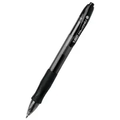 BIC Retractable Gel Rollerball Pen Black Ink Pack of 12 (BICRLC11BK-12)