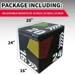 Plyometric Jump Box, Soft Plyo Box for Home Gym
