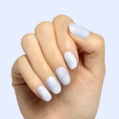 Olive & June Fake Nails - S Round - Floral Doodle - 32ct