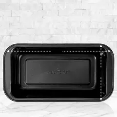 NutriChef Non-Stick Loaf Pan - Deluxe Nonstick Gray Coating Inside and Outside