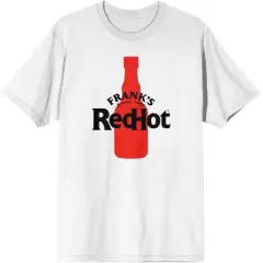 Franks RedHot Logo on Bottle Women's White T-Shirt
