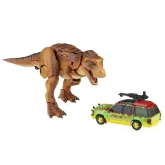 Tyrannocon Rex and JP93 Set of 2 | Jurassic Park | Transformers Collaborative Action figures