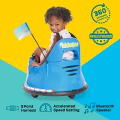 Kidzone 360 Spin Wifi Bumper Car for Toddlers & Kids