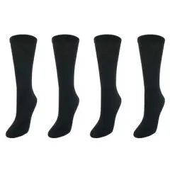 Dr Scholls Women's Plus Size Diabetes & Circulatory Crew Socks (4 Pair Pack)
