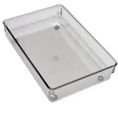 iDesign Linus 2 in. H X 6 in. W X 9 in. D Plastic Drawer Organizer