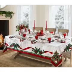 Elrene Villeroy & Boch Toy's Delight Engineered Fabric Tablecloth - Villeroy & Boch