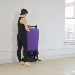 Stamina 55-4379 AeroPilates Reformer Plus 379 Whole Body Resistance Padded Pilates Workout System with 4 bands for 11 Combinations of Intensity