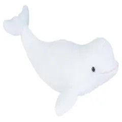 Wild Republic Cuddlekins Mini Beluga Whale Stuffed Animal, 8 Inches