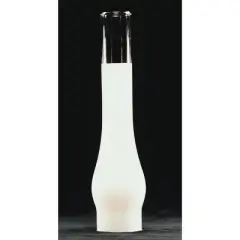 Lehman's Frosted Glass Lamp Chimney, Replacement Hurricane Globe Measures 2 7/8 Inch Diameter Base x 14 Inches High for Oil or Kerosene Lanterns