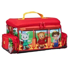 Daniel Tiger's Neighborhood- Insulated Durable Lunch Bag Tote for Kids, Reusable Heavy Duty Lunch Box w Handle and Mesh Pocket for Back to School