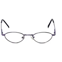Flex Collection by Vivid FL-75 Designer Reading Eye Glasses in Purple 41mm +1.50 | Ladies | Oval Shape | X-Small Fit