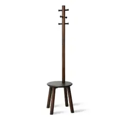 Pillar Stool and Coatrack - Umbra