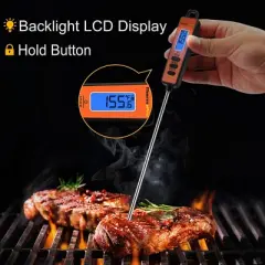 ThermoPro TP01AW Digital Meat Thermometer Long Probe Instant Read Food Cooking Thermometer for Grilling BBQ Smoker Grill Kitchen Thermometer