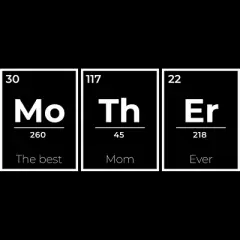 Men's Design By Humans Mother Periodic Table of Elements By BlackBerry55 Tank Top