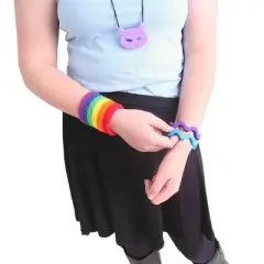 Chewigem Chew Bangle Wave, Pink