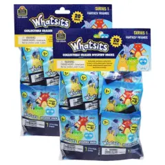 Teacher Created Resources Whatsits Collectable Erasers Mystery Packs: Fantasy Friends, 20 Per Set, 2 Sets
