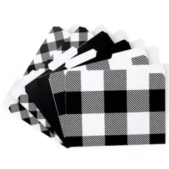 The Lakeside Collection Set of 6 Buffalo Check File Folders 6 Pieces
