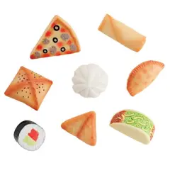 Yellow Door Sensory Play Stones Foods of The World - Set of 8