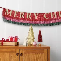 Tinsel Garland with Merry Christmas - Wondershop&trade;