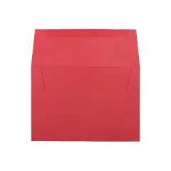 JAM Paper A8 Colored Invitation Envelopes 5.5 x 8.125 Red Recycled 25/Pack (27799)