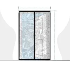 Covers&All Outdoor Clear Tarp Curtain, 18oz Clear Outdoor Curtains For Patio, Waterproof & Tear Proof Transparent PVC Vinyl Tarp