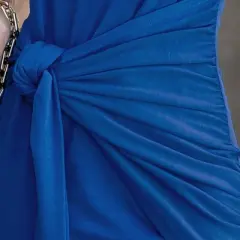 Women's Knotted Sash Mini Dress - Cupshe