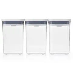 OXO POP 3pc Food Storage Container Value Set White