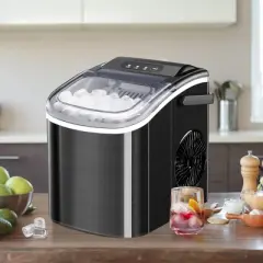 Kismile Ice Maker Countertop 26-lb Ice Per day Countertop or portable Bullet Ice Machine