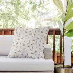 26"x26" Deny Designs Iveta Abolina Pineberry Botanical Outdoor Throw Pillow Beige